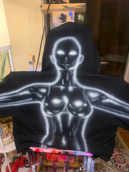 Custom Painted Hoodie